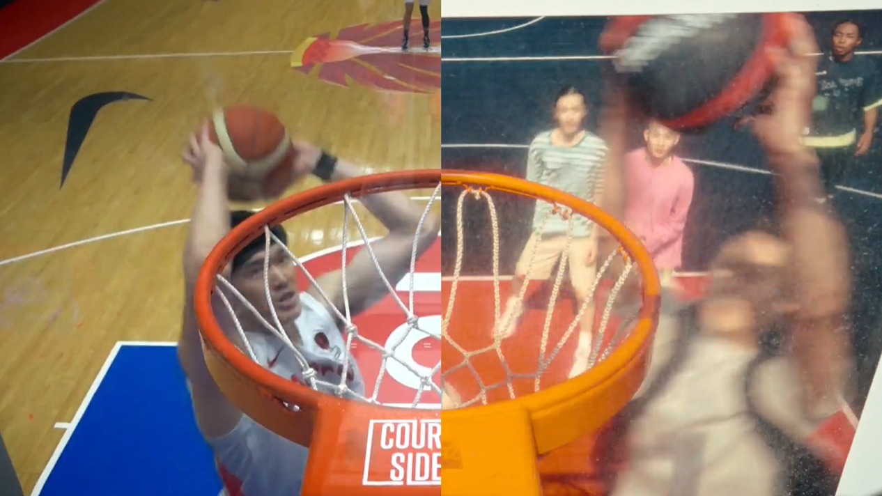 テレビCM「The Same Goal」編より。