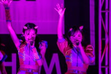 Devil ANTHEM.「#でび夏 無銭無双 in 代々木公園野外ステージ」の様子。（撮影：笹森健一）