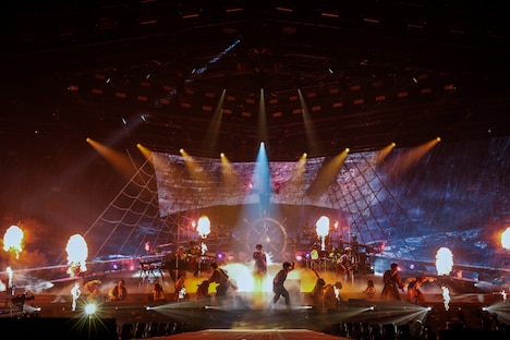 「Mrs. GREEN APPLE ARENA TOUR 2023 “NOAH no HAKOBUNE”」の様子。（撮影：田中聖太郎写真事務所）