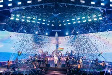 「Mrs. GREEN APPLE ARENA TOUR 2023 “NOAH no HAKOBUNE”」の様子。（撮影：田中聖太郎写真事務所）