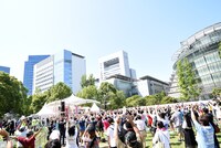 「TIF2023 グランドオープニング」でのラジオ体操の様子。