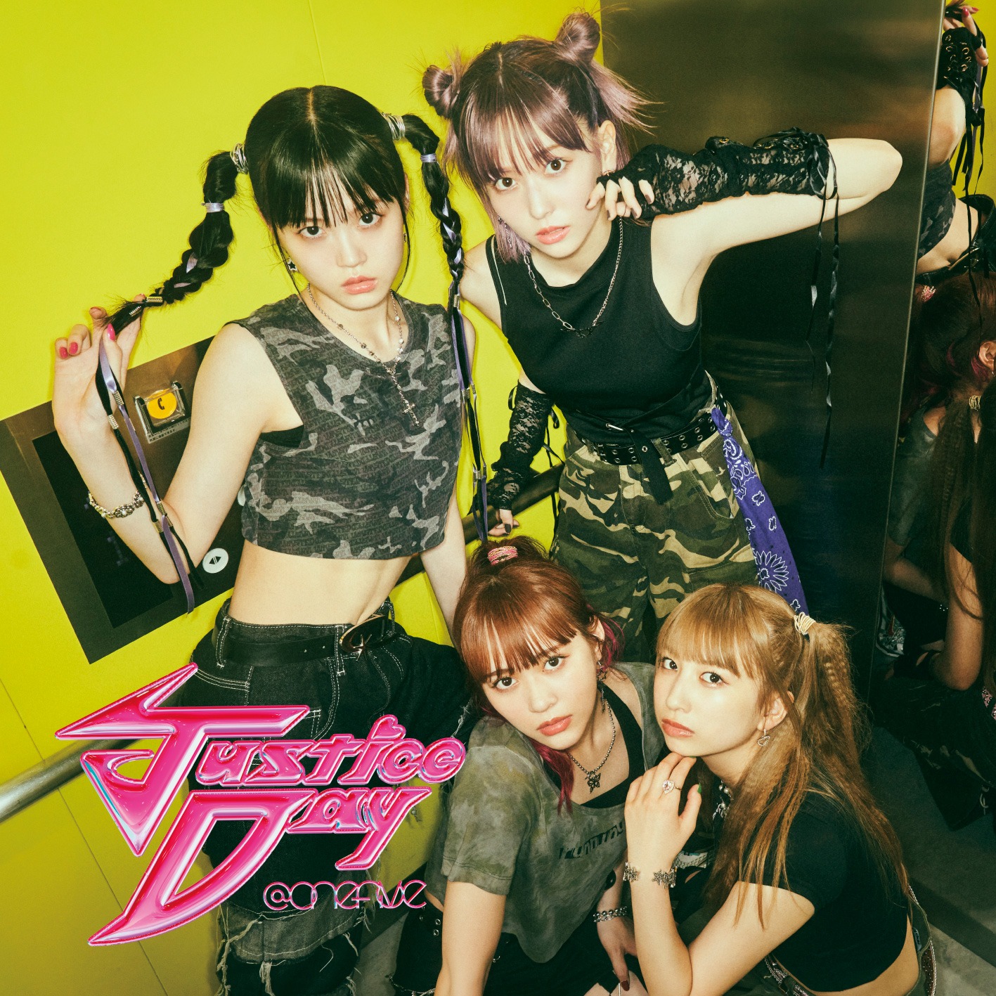 @onefive「Justice Day」CD＋Blu-ray Discジャケット