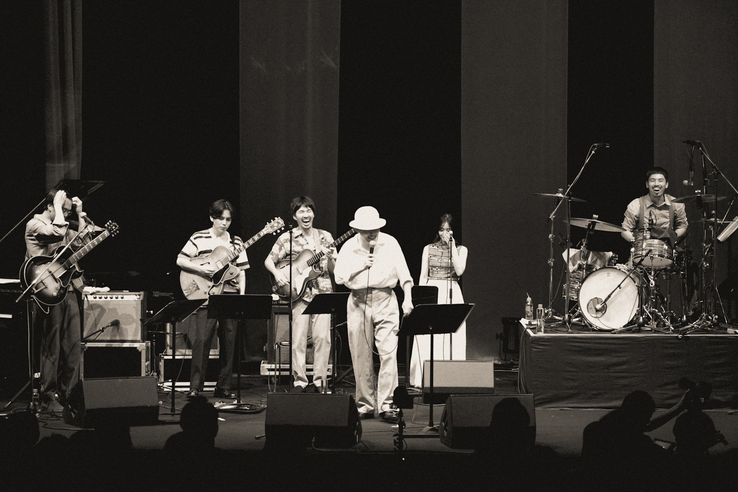 安部勇磨「Yuma Abe “Surprisingly Alright” Show at Sogetsu Hall」の様子。（Photo by Asami Nobuoka）