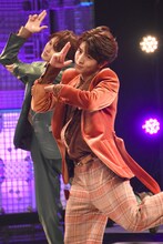 手前からハル、タクヤ。