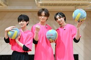 超特急の助っ人・ICExの山本龍人、中村旺太郎、志賀李玖（左から）。