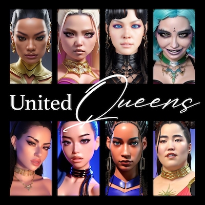 Awich「United Queens」配信ジャケット