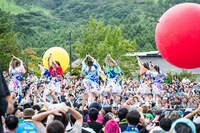 「エビ中 夏のファミリー遠足 略してファミえん in 山中湖 2023」2日目の様子。