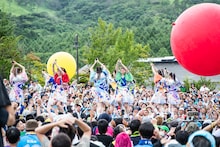 「エビ中 夏のファミリー遠足 略してファミえん in 山中湖 2023」2日目の様子。