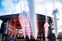 「エビ中 夏のファミリー遠足 略してファミえん in 山中湖 2023」の様子。