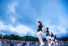 「エビ中 夏のファミリー遠足 略してファミえん in 山中湖 2023」の様子。
