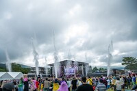 「エビ中 夏のファミリー遠足 略してファミえん in 山中湖 2023」2日目の様子。