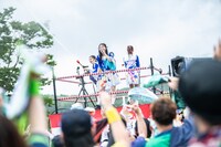 「エビ中 夏のファミリー遠足 略してファミえん in 山中湖 2023」2日目の様子。