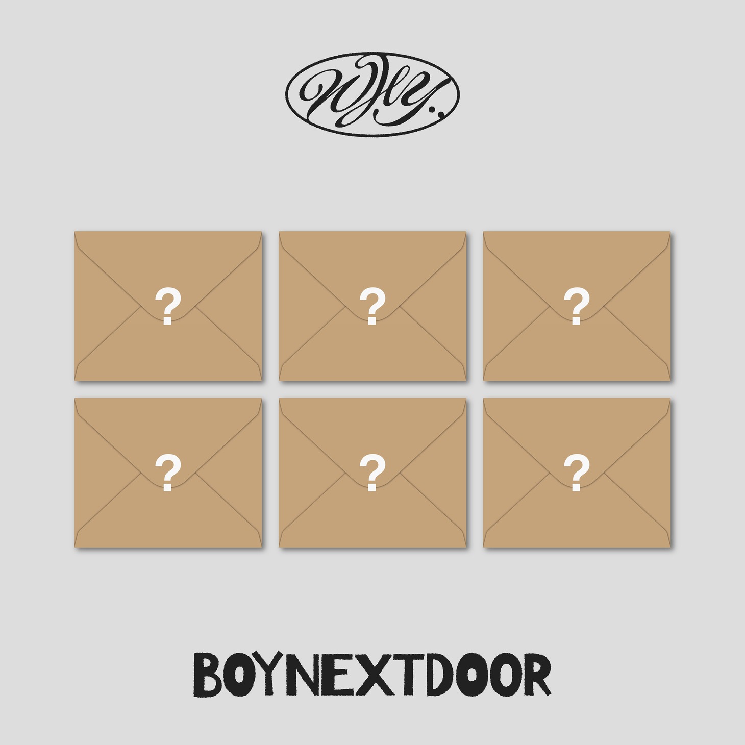 BOYNEXTDOOR「WHY..」の「LETTER ver.」バックショット。(c)KOZ Entertainment. All Rights Reserved.