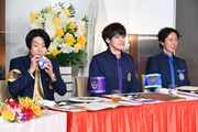 左から増田貴久、宮野真守、矢部浩之。 (c)日本テレビ