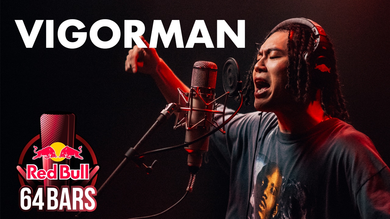 Red Bullラップ企画「64 Bars」にVIGORMAN登場、ビート制作はhokuto