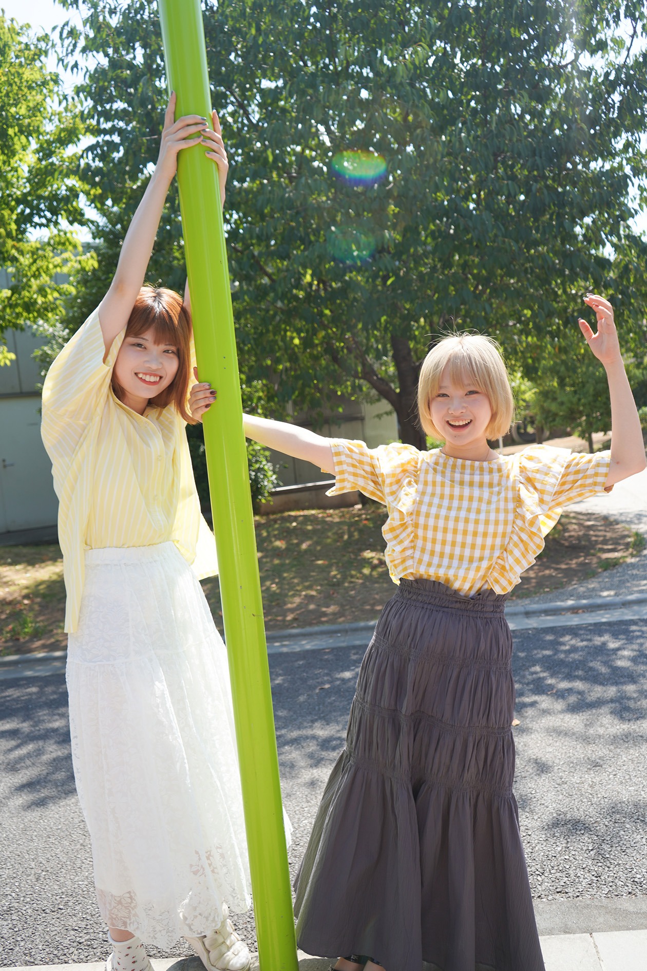 左からkuru、kimi。（撮影：星野佑奈）