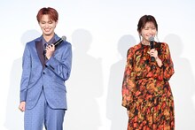 白岩瑠姫（JO1）と久間田琳加。