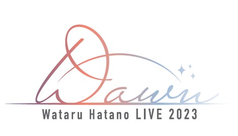 「Wataru Hatano LIVE 2023 - Dawn -」ロゴ