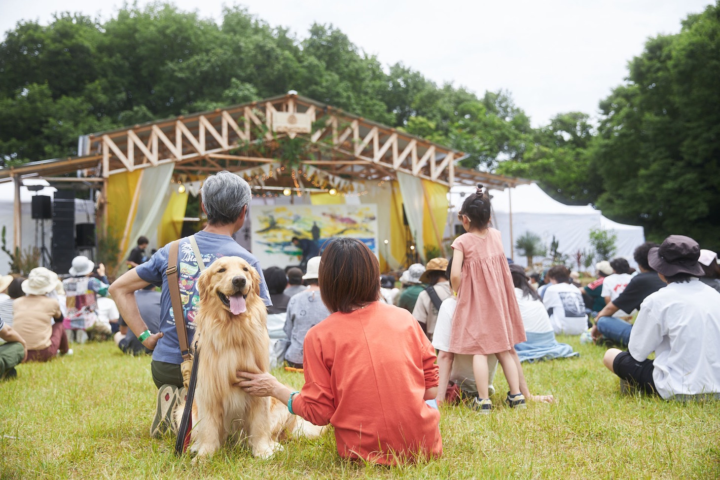「麦ノ秋音楽祭」会場の様子。