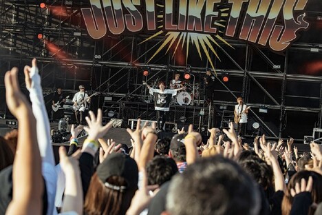 SPYAIR「JUST LIKE THIS 2023」の様子。（撮影：横山マサト）