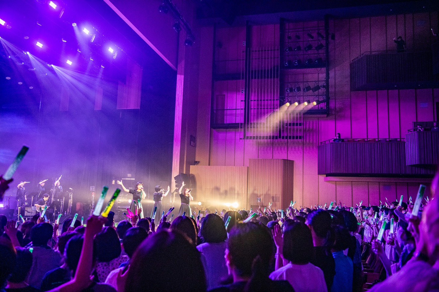 「Negicco 20th Anniversary Live ～MY LIFE is Negicco～ supported by サトウ食品」東京公演の様子。
