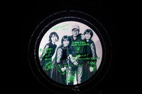 終演後のスクリーンに移されたメッセージ。