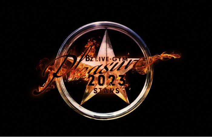 「B'z LIVE-GYM Pleasure 2023 -STARS-」ロゴ