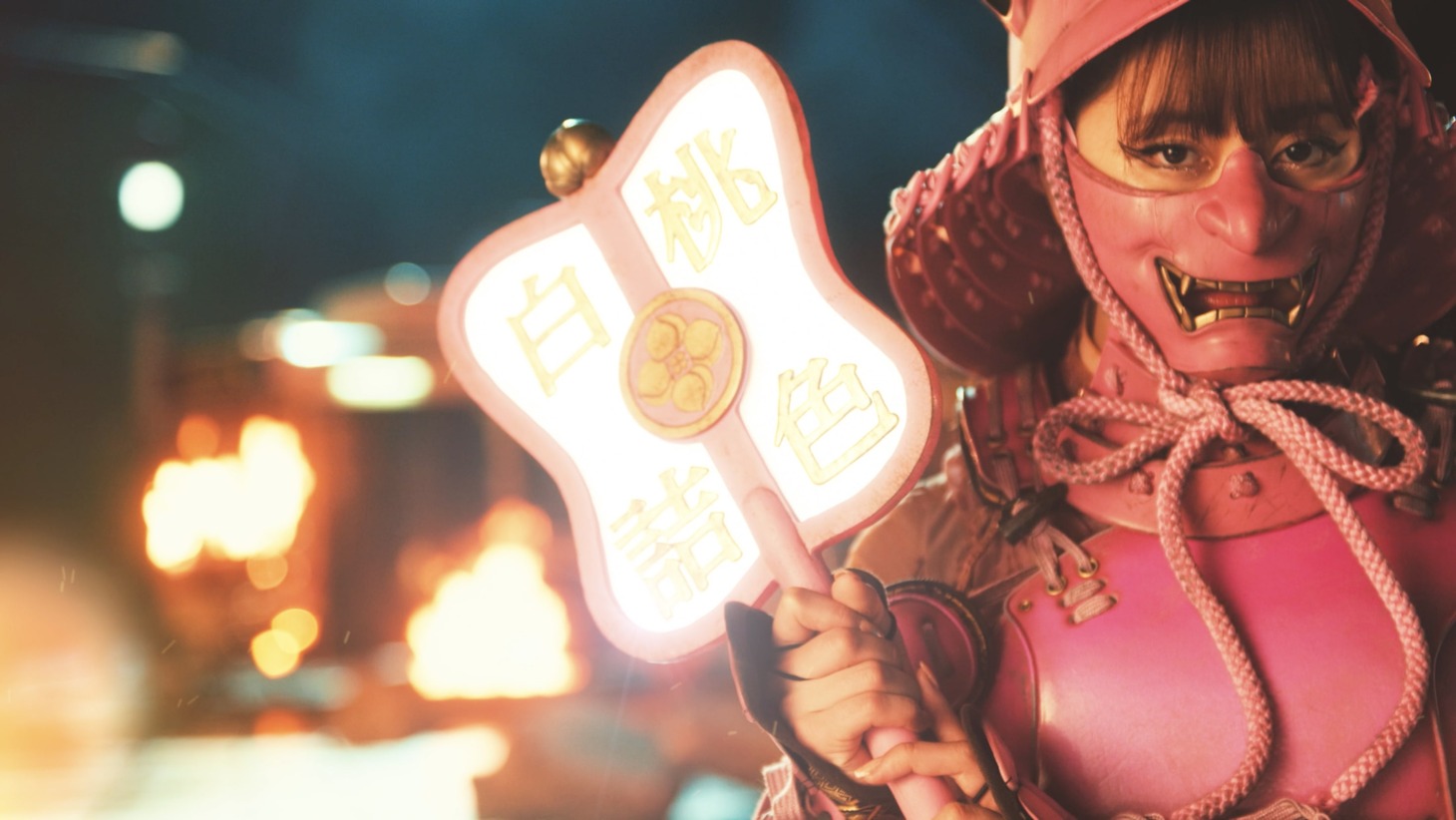 ももいろクローバーZ「MONONOFU NIPPON feat. 布袋寅泰」ミュージックビデオより。
