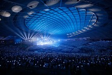 「Mrs. GREEN APPLE DOME LIVE 2023 “Atlantis”」の様子。（撮影：田中聖太郎写真事務所）