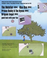「The Hotelier / Oso Oso / Prince Daddy & The Hyena / Origami Angel Japan Tour 2023」9月21日公演告知ビジュアル