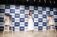 囲み取材に応じる北川莉央（モーニング娘。'23）。