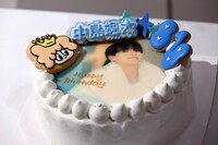 中島颯太にサプライズで贈られたバースデーケーキ。