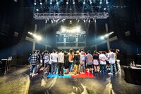 「激闘！ラップ甲子園」第4回大会の様子。