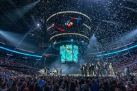 「KCON LA 2023」DAY2エンディングの様子。(c)CJ ENM Co., Ltd, All Rights Reserved