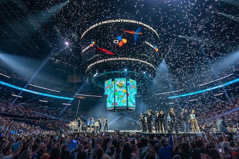 「KCON LA 2023」DAY2エンディングの様子。(c)CJ ENM Co., Ltd, All Rights Reserved