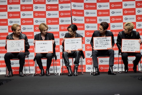 「コラントッテ 新CM発表＆コランペイジ発足式」の様子。