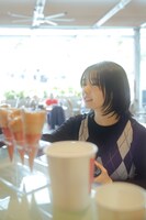 楽しそうな藤吉夏鈴。（撮影：上山陽介）