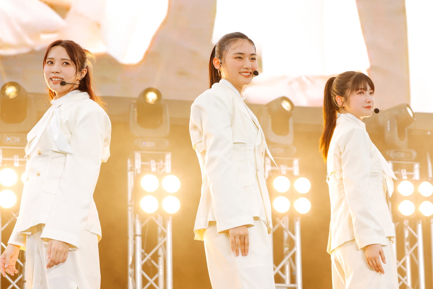 櫻坂46によるパフォーマンスの様子。（撮影：上山陽介）