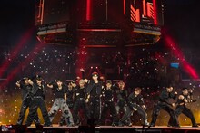 SEVENTEEN「Super」をカバーするJO1。  (c)CJ ENM Co., Ltd, All Rights Reserved