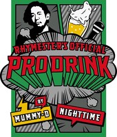 「RHYMESTER公式・PROドリンク（＝ビール）」NIGHT TIMEパッケージデザイン