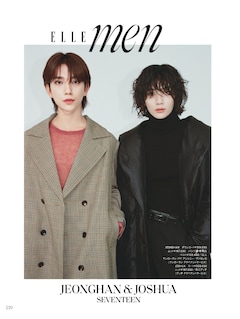 SEVENTEENジョンハン＆ジョシュアが「エル・ジャポン」に登場、私服の 