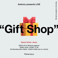 「Awkmiu presents LIVE "Gift Shop"」ビジュアル
