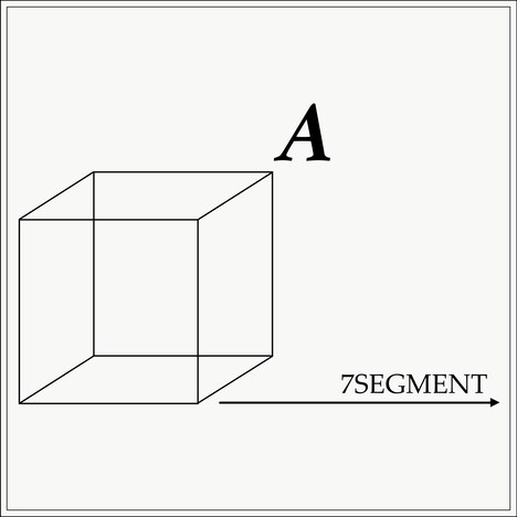 7セグメント「物体A」配信ジャケット