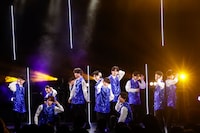 EBiDAN OSAKAによるBATTLE STREET「Macanas.」の様子。（撮影：笹森健一）