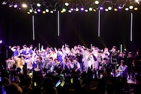 「にゃんこドドンコどどんこニャンコ」の様子。（撮影：笹森健一）