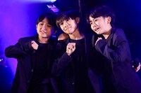 CZ'23の河野航大、徳寿、黒木将盛。（撮影：笹森健一）