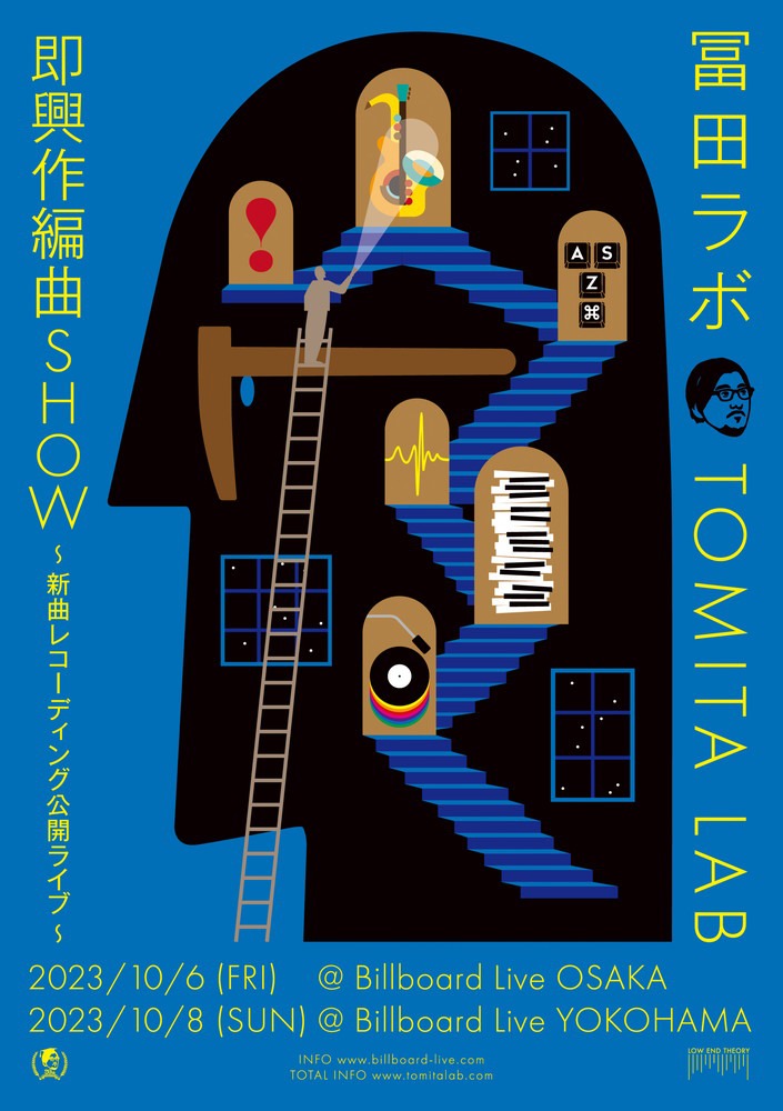 冨田ラボ「即興作編曲SHOW ～新曲レコーディング公開ライブ～」告知画像