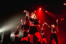 SPiNのライブの様子。