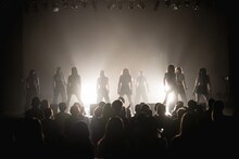 SPiNのライブの様子。