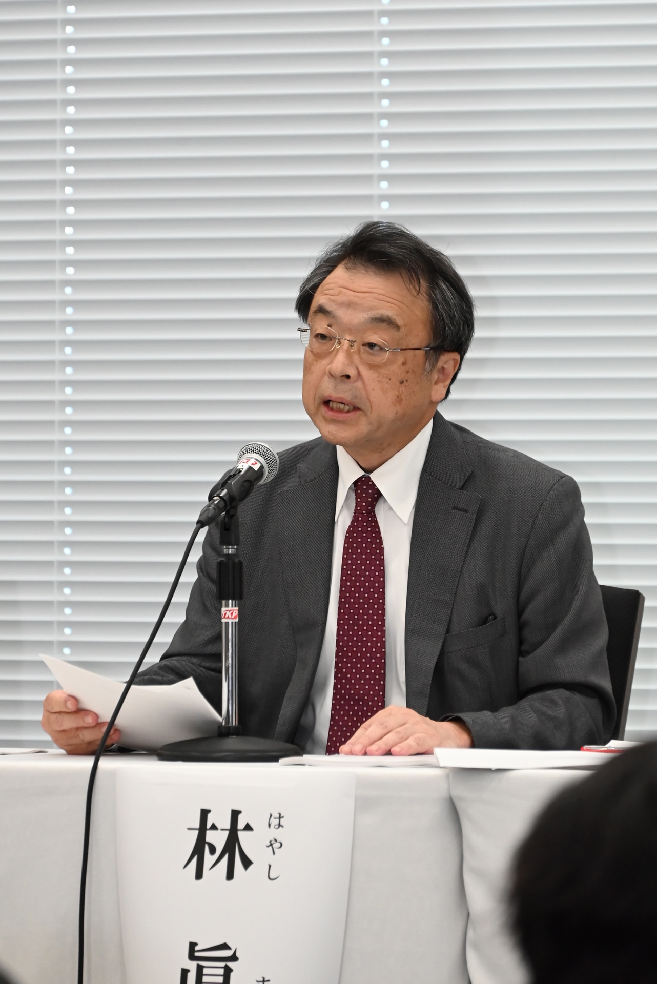 再発防止特別チームの林眞琴氏。
